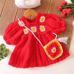 Woonie Flutter Sleeve Fit & Flare Dress-picture-38