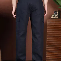 Kotty Men Relaxed Easy Wash Cargos Trousers image 4