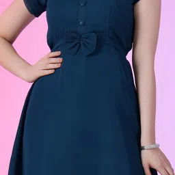 Femvy Fit & Flare Mandairan Coller Maxi Dress image 4