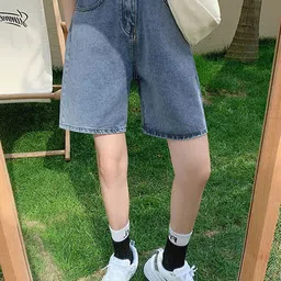 StyleCast Women Regular Fit Mid-Rise Denim Shorts-picture-39