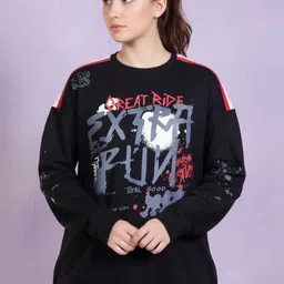 Mast & Harbour Women Printed Sweatshirt-picture-13