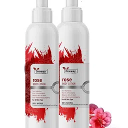 Oneway Happiness Set Of 2 Rose Body Lotion With Aloe-Vera & Vitamin E - 200 ml Each-picture-26