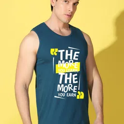 WOOSTRO Pack of 2 Printed Combed Cotton Innerwear Vests with Intelliease Technology image 2