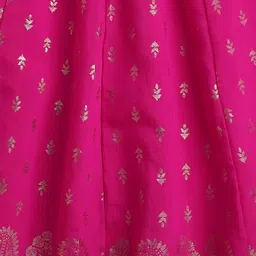 The Magic Wand Girls Embroidered Thread Work Ready to Wear Lehenga & image 4