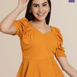 Tromko Puff Sleeve Top-picture-18