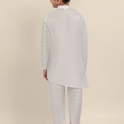 DEVOILER Boys Mandarin Collar Straight Kurta image 4