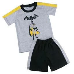 High Street Clothing Co Kids Batman Printed Short Sleeves T-shirt With Shorts-picture-46