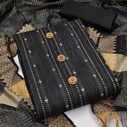 Maroosh Striped Unstitched Dress Material-image-57