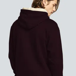 TOGS & TERRE Men Graphic Printed Hooded Sweatshirt image 2