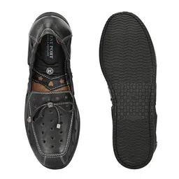 West Port Women Perforations Leather Loafers image 4