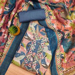 DIVASTRI Printed Unstitched Dress Material-picture-9
