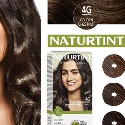Naturtint Pure Grey Coverage Permanent Hair Color - 170 ml - 4G Golden Chestnut image 5
