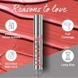 Jaquline USA Glossy Matte Liquid Long Lasting Lipstick- 3.5 ml- W- Vibe-Rizz image 3