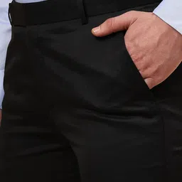 Cantabil Men Comfort Regular Fit Formal Trousers image 5