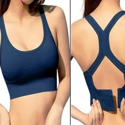 GEONIX Full Coverage Lightly Padded Non-Wired Training or Gym Bra-picture-10