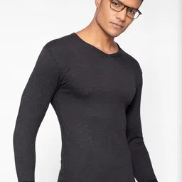MACHO Men V--Neck Ribbed Long Sleeves Thermal Top image 5