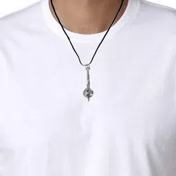 Utkarsh Silver-Plated Contemporary Pendants with Chains image 3