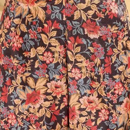 Antheaa Embellished & Printed Satin Jacket With Trousers Co-Ords image 4