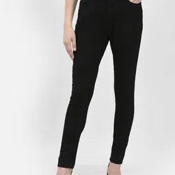 Crimsoune Club Women Skinny Fit High-Rise Heavy Fade Stretchable Jeans-picture-36