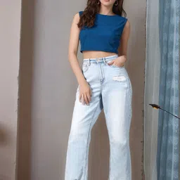 DressBerry Women Fitted Crop Top-image-89