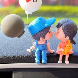 Gopalvilla Blue And Pink Love Couple Figurine Showpiece-picture-11