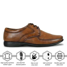Paragon Men Round Toe Lace-Ups Derbys Formal Shoes image 2