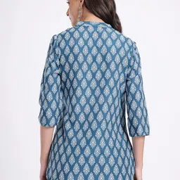 Anouk Rustic Ethnic Motifs Printed Mandarin Collar Straight Kurti image 2