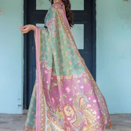 MAHARANI COUTURE Ethnic Motifs Pure Cotton Jamdani Saree image 2