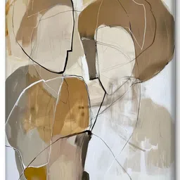 Myntra Elegant Homes Brown Canvas Other Wall Paintings image 3