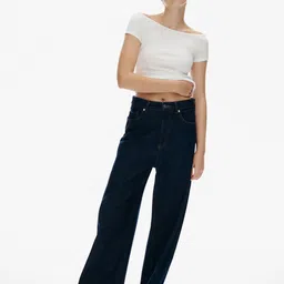 H&M Ribbed Off-The-Shoulder Top image 4