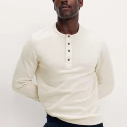 Marks & Spencer Henley Neck T-shirt-picture-25
