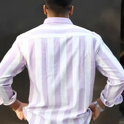 JIMMY & JORDAN Men Striped Casual Shirt image 4