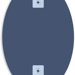 infusion dekors Frames 5mm Thick Exquisite Beveled Frameless Oval Wall Mount Mirror for Bathroom Bathroom Mirror image 5