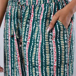 ETC Printed Pure Cotton Straight Lounge Pants image 5