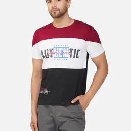 ALARM Men Printed Applique T-shirt-picture-33
