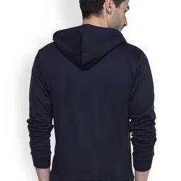 Campus Sutra Men Printed Hooded Sweatshirt image 4