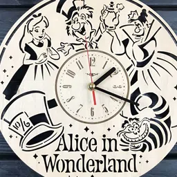 QEZNEF Beige Solid Traditional Wall Clock-picture-36