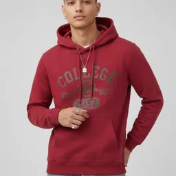 glitchez Typography Printed Hooded Sweatshirt-image-39