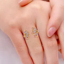 CANDERE A KALYAN JEWELLERS COMPANY 18Kt Gold Finger Ring With Diamond - 3.35 g-image-62