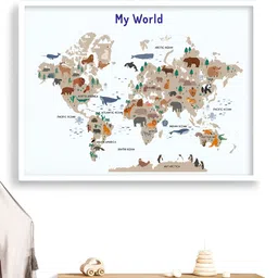 My Kids Wall White & Green 1 Piece Wood Other Wall Paintings-picture-29