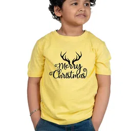Chombooka Kids Printed Pure Cotton T-shirt-image-78