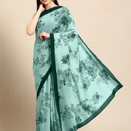 BUTA BUTI Floral Pure Cotton Saree-picture-39