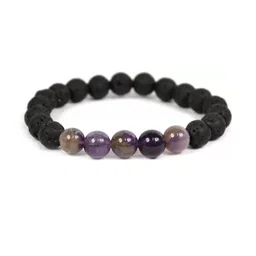 Divine souvenirs Unisex Artificial Beaded Elasticated Bracelet-picture-40