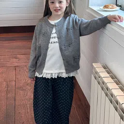 LULU & SKY Girls Animal Graphic Printed Cardigan-picture-28