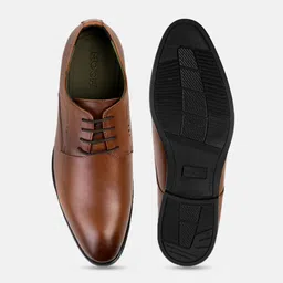Mochi Men Leather Lace-Ups Round Toe Formal Derbys image 3