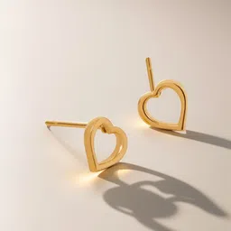 Accessorize Gold-Plated Heart Shaped Studs-picture-15