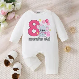 KNITROOT Kids Printed Cotton Rompers-image-67