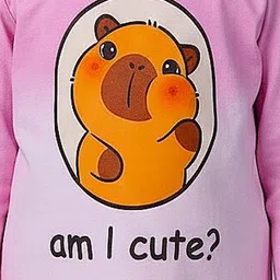 GUTI Girls Printed T-shirt with Pyjamas image 3