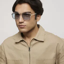 OPIUM Gold With Crystal Navigator UV Protection Plastic Sunglasses for Men image 4