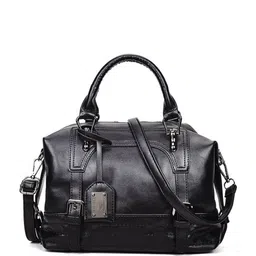 KPOP Women Solid Structured Handheld Bag image 1